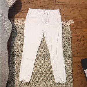Judy Blue Women's Crisp White Skinny Jeans